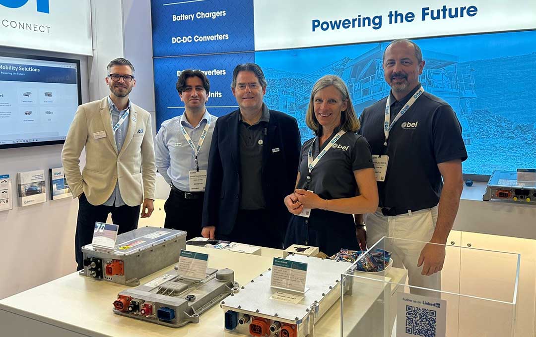 Bel associates at an event booth