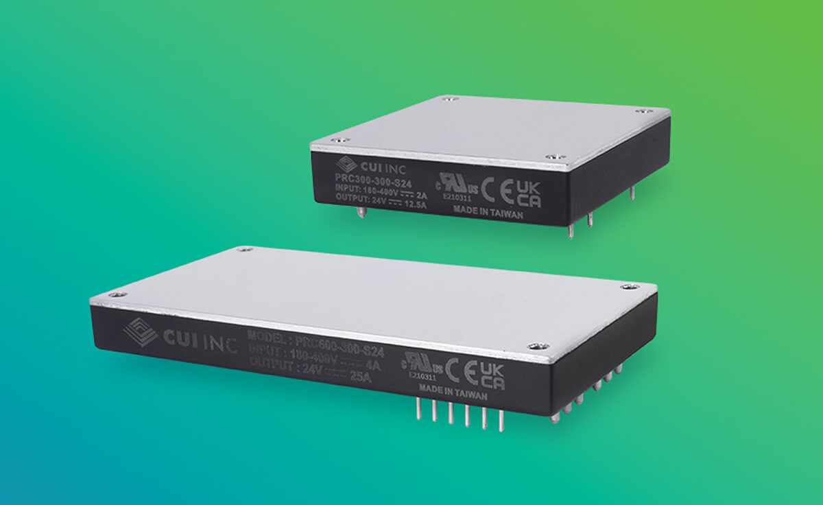 CUI Inc. Releases High-Performance DC-to-DC Converters for Industrial and Railway Environments