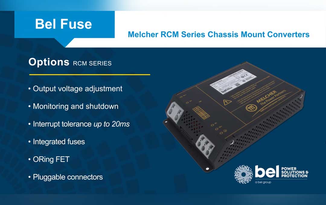 A Closer Look: Bel Power Solutions Melcher RCM Series Chassis Mount Converters